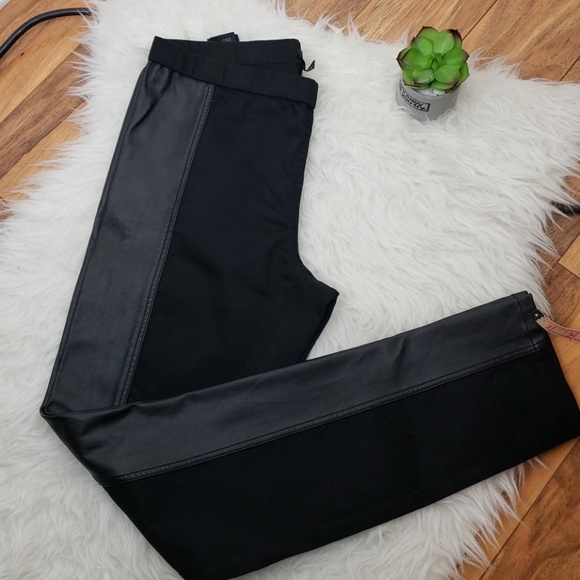 H&M Pants - H&M faux leather and cotton leggings